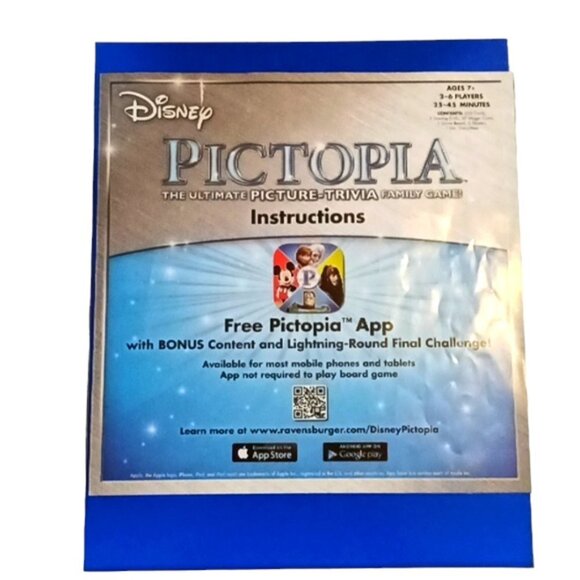 Board Game Pictopia The Ultimate Picture-Trivia Family Game Disney Edition - Picture 7 of 7